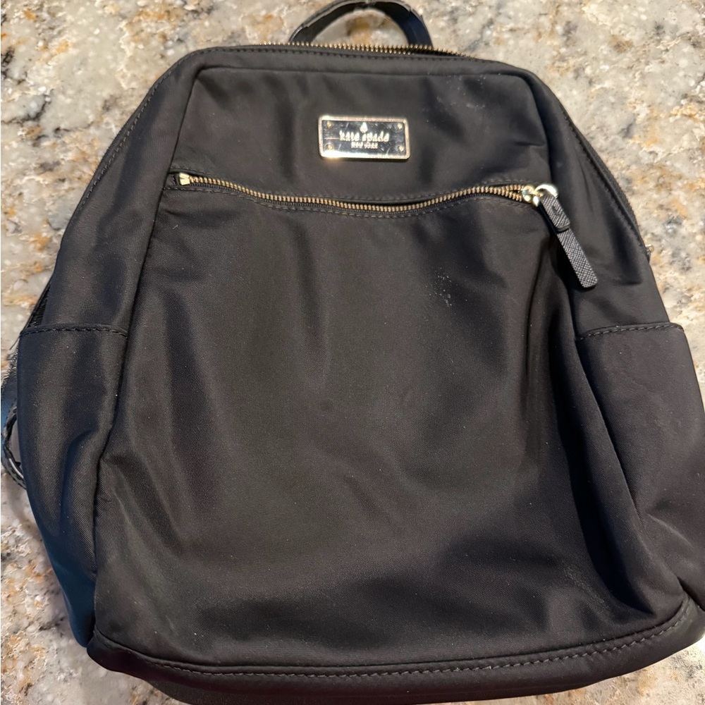 Kate Spade Black Backpack Purse